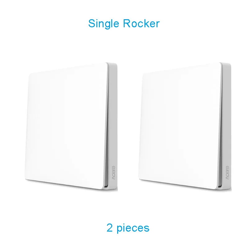 2 Single rocker Xiaomi Aqara умный дом беспроводной переключатель умный светильник управление ZigBee пульт дистанционного управления со смартфона Xiaomi APP - Цвет: 2 Single rocker