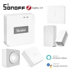 SONOFF Zigbee Kit SNZB 020304 датчик температуры и влажности Датчик движения двериокна eWeLink умный дом для SONOFF ZBBridge