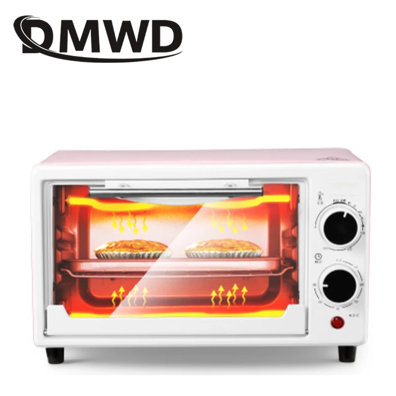 DMWD 10L мини Интеллектуальная электрическая духовка многофункциональная Автоматическая синхронизация выпечки торт хлеб, пицца, выпечка машина тостер EU US
