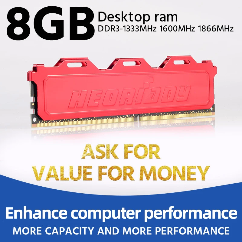 Оперативная память для ПК heoriady DDR3 8 ГБ 4 1600 МГц 1333 МГц|Оперативная память| |