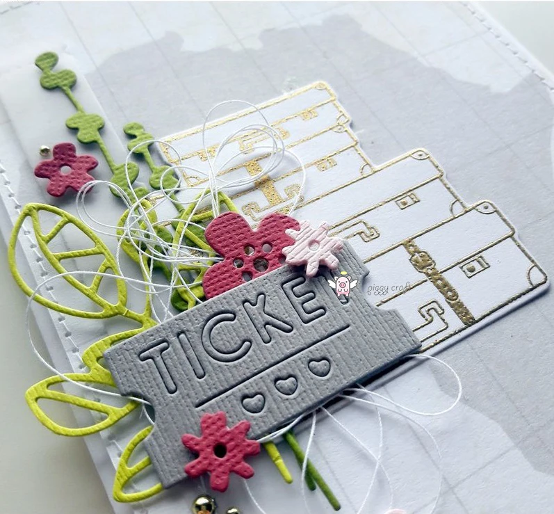 

Mmao ремесла металлические стальные Вырубные штампы новый трафарет для украшения путешествий билета для «сделай сам» скрапбукинг бумага/фото карты тиснение штампы