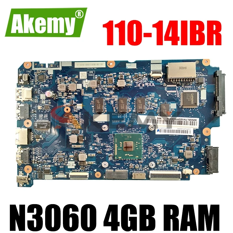 

P/N: 5B20L77416 5B20L77418 For Lenovo IdeaPad 110-14IBR laptop motherboard CG420 NM-A805 CPU:N3060 RAM: 4GB 100% fully tested