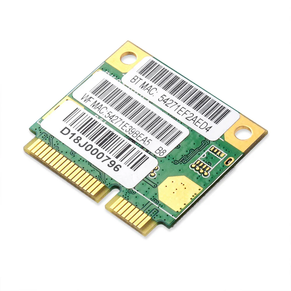 Чипсет Ralink RT3290 IEEE AW-NB087H b/g/n 802 11 Мбит/с Bluetooth 3.0HS Половинный размер мини PCIe