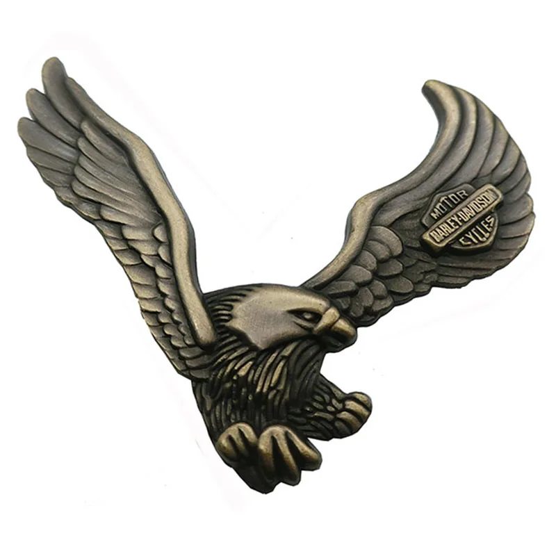 1 шт. 3D металлические украшения для автомобиля наклейки с животными логотип орла