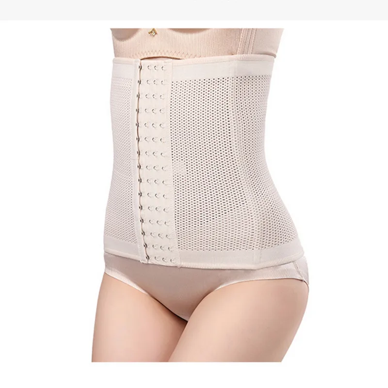 YIELODER 4 ряда железные косточки Крюк Талия воздух отверстие дышащее Корректирующее