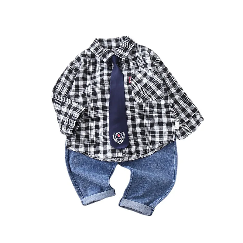 

Spring Autumn Boys Baby Girls Casual Clothes Kids Shirt Pants 2Pcs/Sets New Toddler Costume Children Fashion Cotton Tracksuit