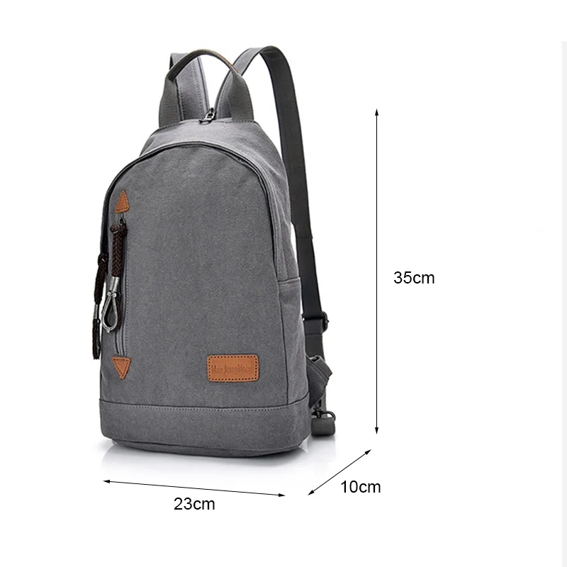 Многофункциональный Холщовый мини рюкзак MANJIANGHONG для мужчин и женщин школьные