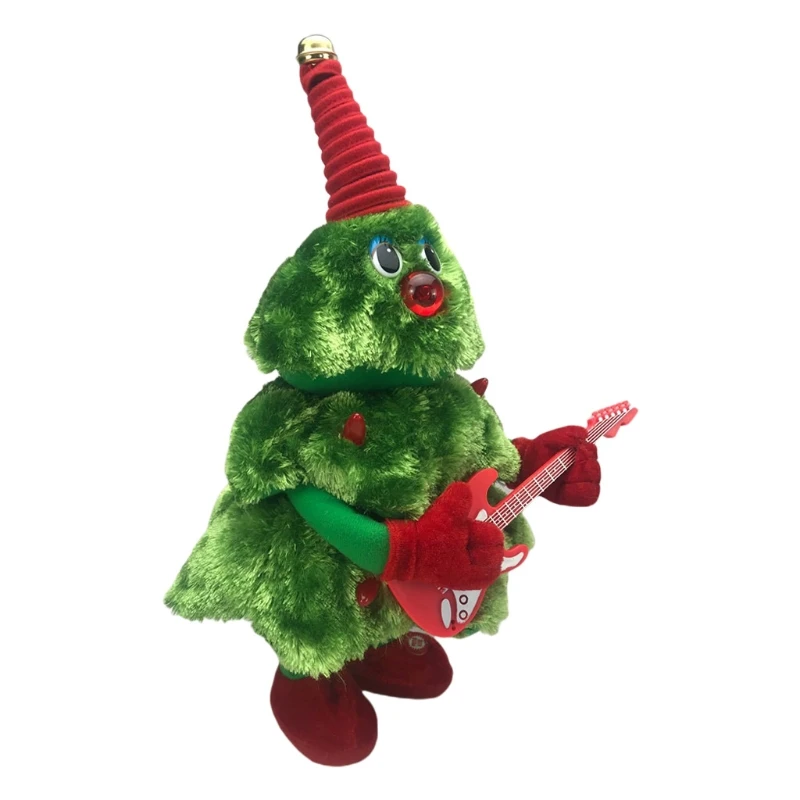 

Пение, танцующая Рождественская елка, игрушка, плюшевая электрическая умная музыка, рождественская елка, игрушка с дистанционным управлени...