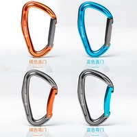 p374 mountaineering quick hanging climbing equipment protection buckle main lock safety straight curved door quick hanging