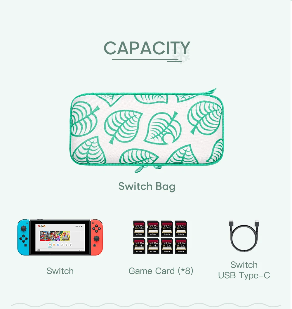 Mod-x для Nintendo сумка Switch животных пересечения переключателя switch NS Путешествия