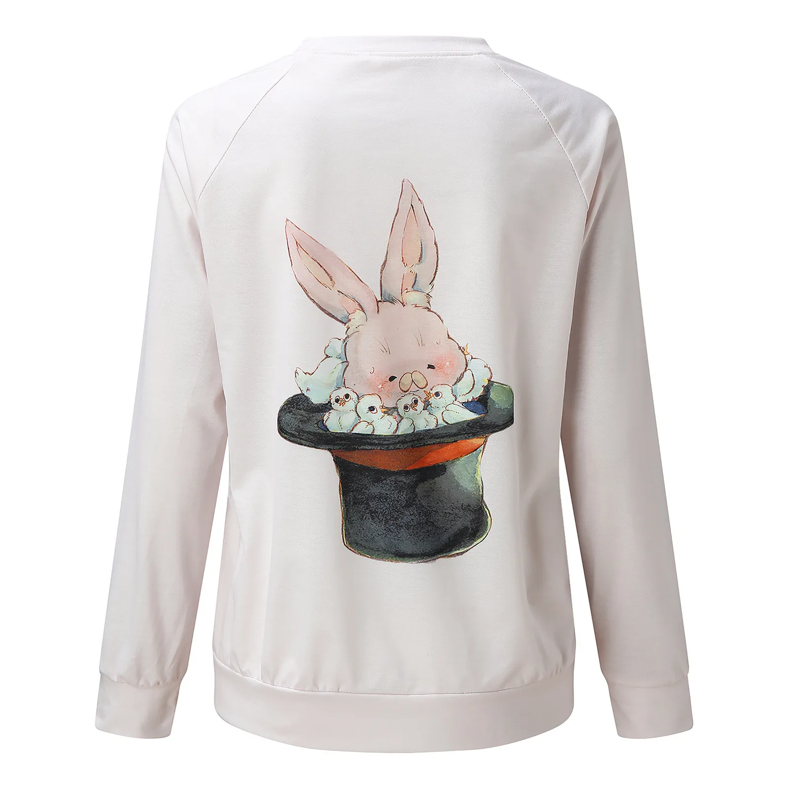 57# Spring Oversized Sweatshirt Cartoon Printed And Kawaii Hoodies For Women Top Clothes Hoody Female Full Sleeve Sweatshirts