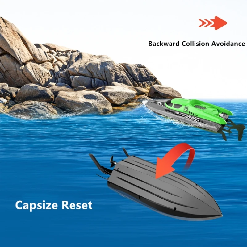 Двухмоторная высокоскоростная скоростная лодка с дистанционным управлением