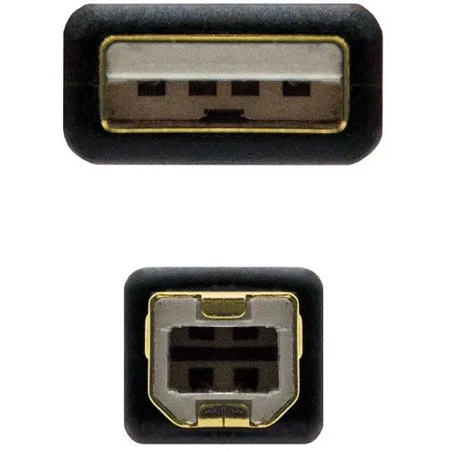 Кабель USB 2 0 для принтера с ferrita 3 M черный|Зарядные устройства телефонов| |