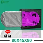 Новинка, комнатная палатка BEYLSION для выращивания растений, 80x45x80 см, гидропонная комнатная коробка для выращивания, 100% Светоотражающая майларовая лампа для выращивания растений