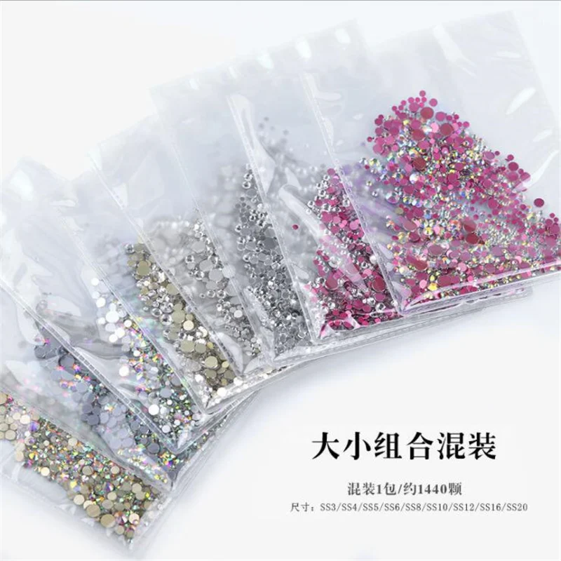 1440 шт./упаковка стразы для дизайна ногтей | Красота и здоровье