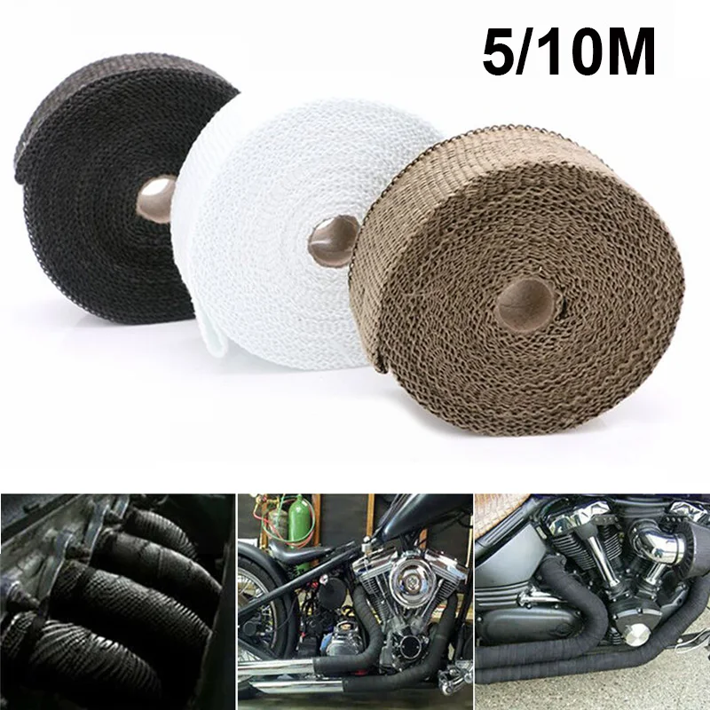Cubierta de cinta de escape térmica para motocicleta, accesorios para HONDA msx125, integra 750, vfr800, x11, vfr 800, cbr 1100, xx, crf 250, cbr 600 rr