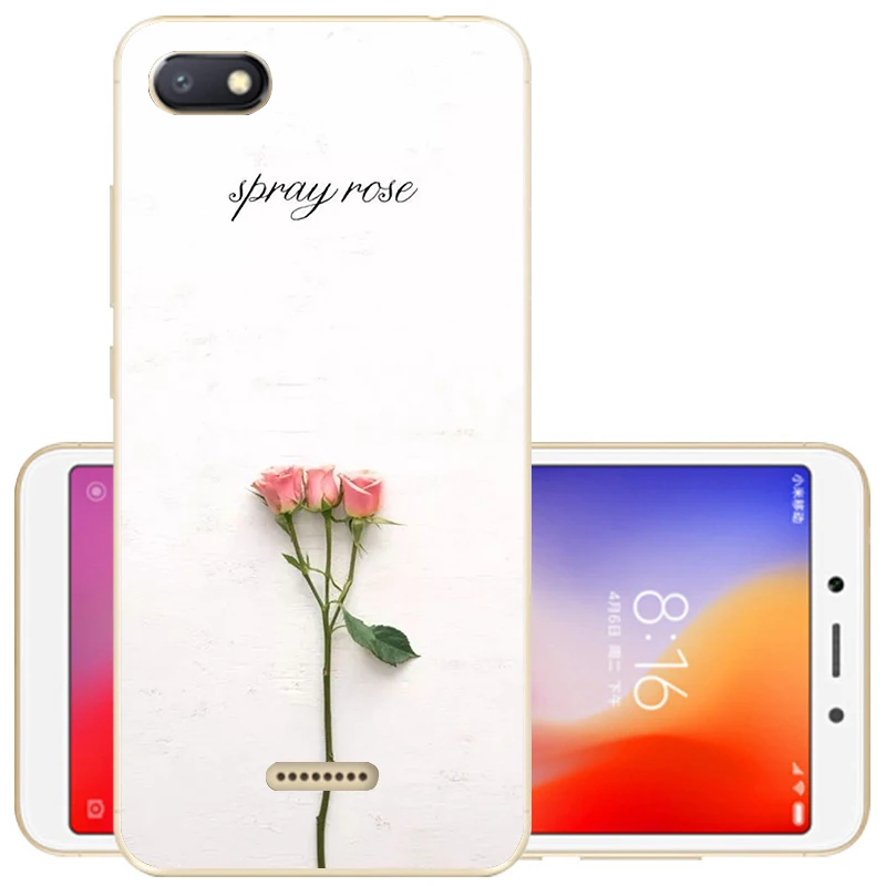 20 Чехол для Xiaomi Redmi 6A, чехол для Redmi 7A, Мягкая силиконовая задняя крышка для Redmi 8A, чехол из ТПУ для Xiaomi Redmi 6A 6 A A6 6 Pro, чехол для телефона s - Цвет: 20