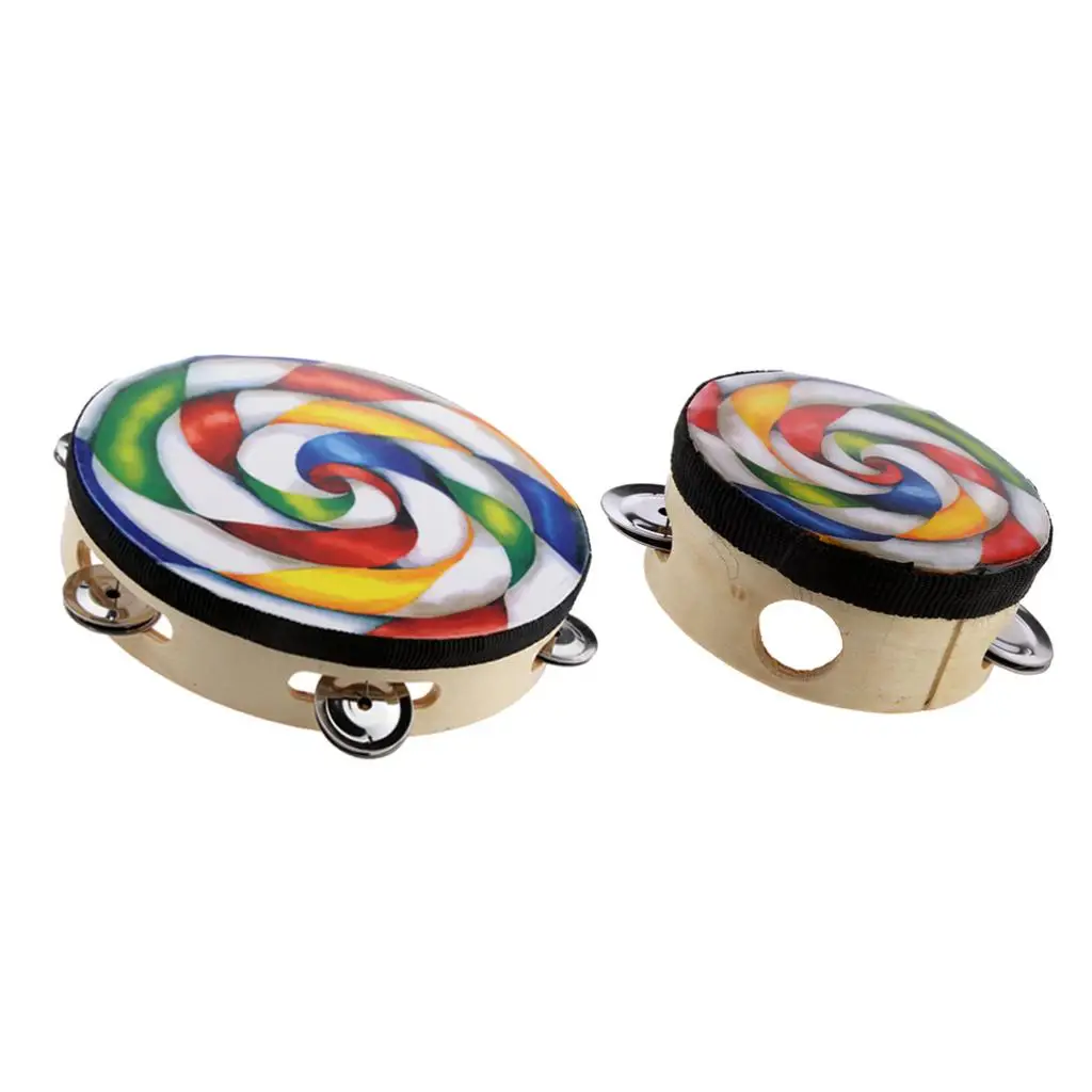 2 шт. ручной бриллиантовый круглый перкуссионный игрушечный музыкальный