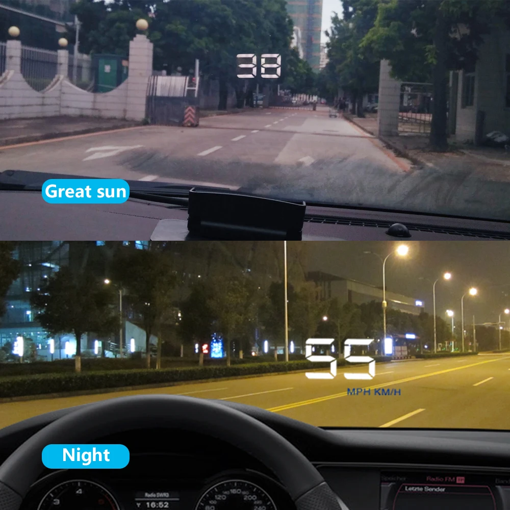 Проекция на лобовое стекло автомобиля спидометр проекция температуры