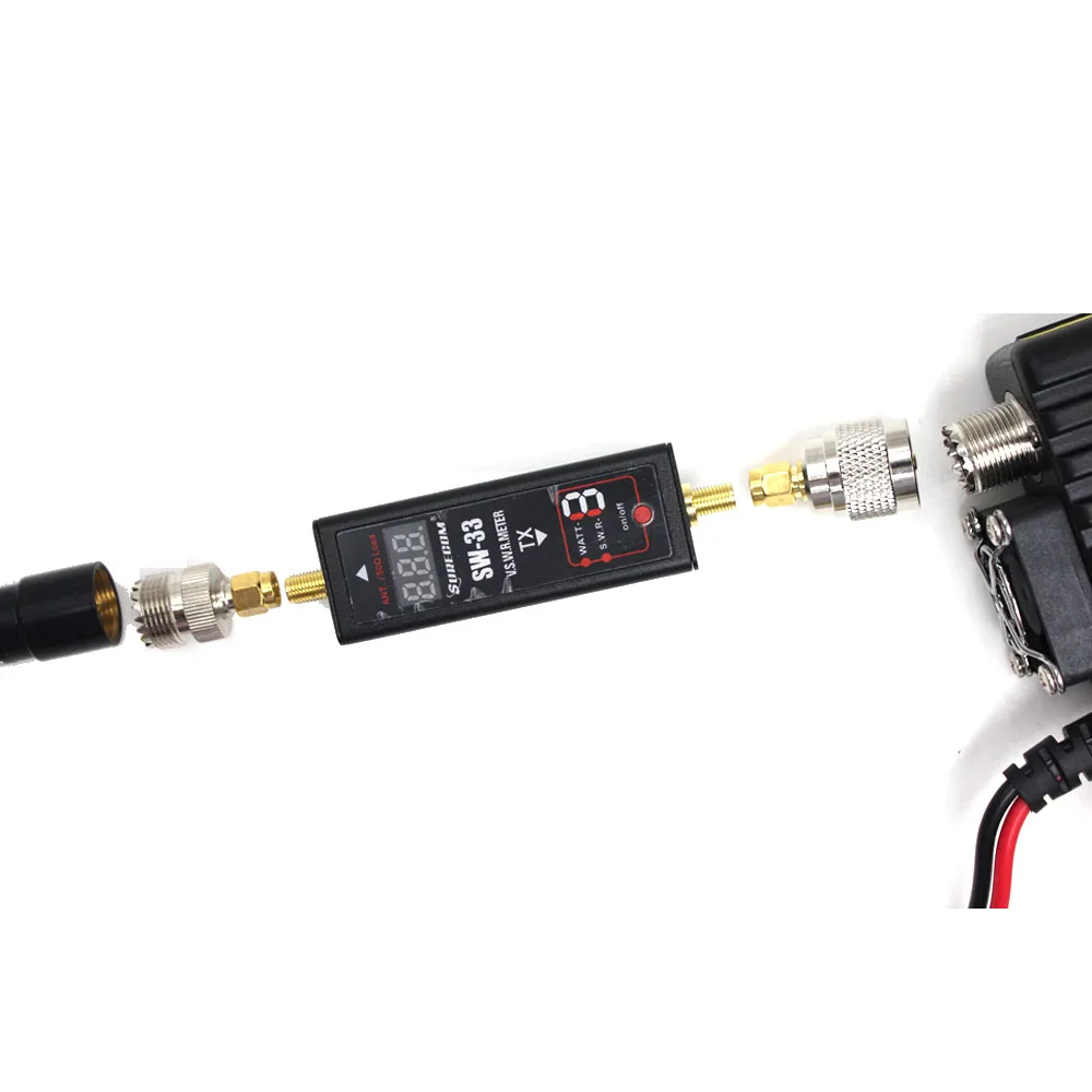 

Портативный тестер SURECOM SW-33 Mini Power & SWR Meter VHF/UHF 100 МГц-520 МГц для любительской двусторонней радиосвязи SW33