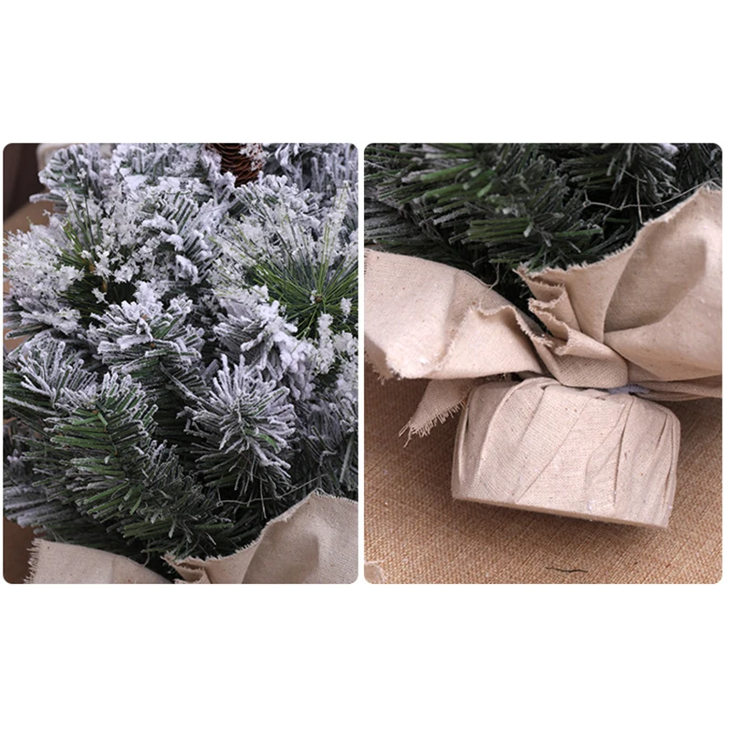 Настольные украшения для деревьев Cedars 30 см имитация снежинки и падающих снежинок