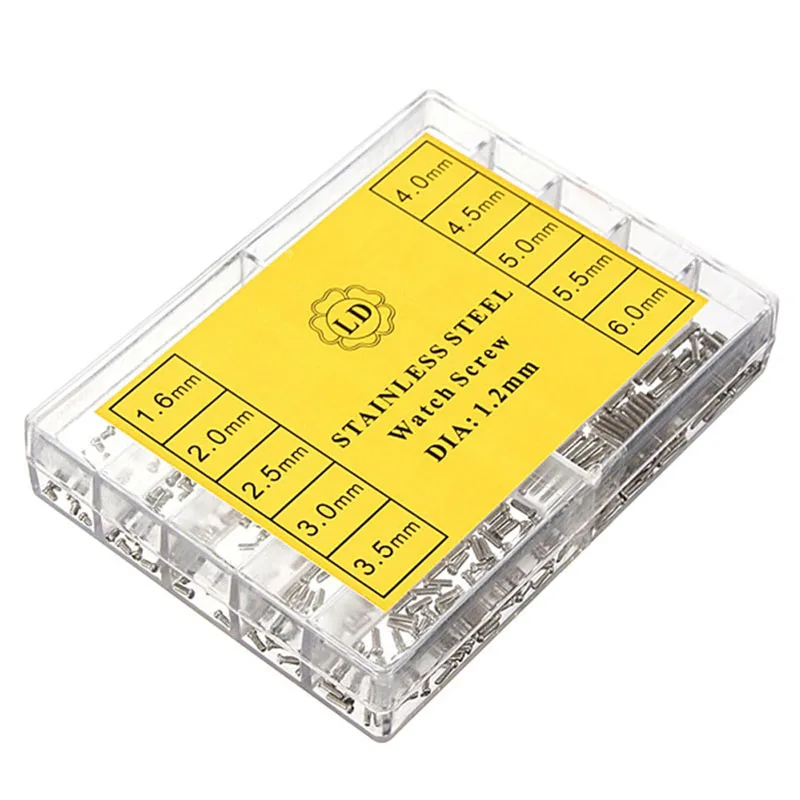 

X7AF 500Pcs Stainless Steel Eyeglasses Watch Repair Small Micro Screw Assortment Tool