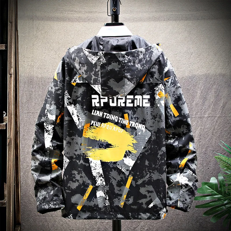 

Casual Print Coat Basic Jackets Jackets Men Bomber Jackets Veste Homme Streetwear Windbreaker Clothes Chamarra Hombre Roupa