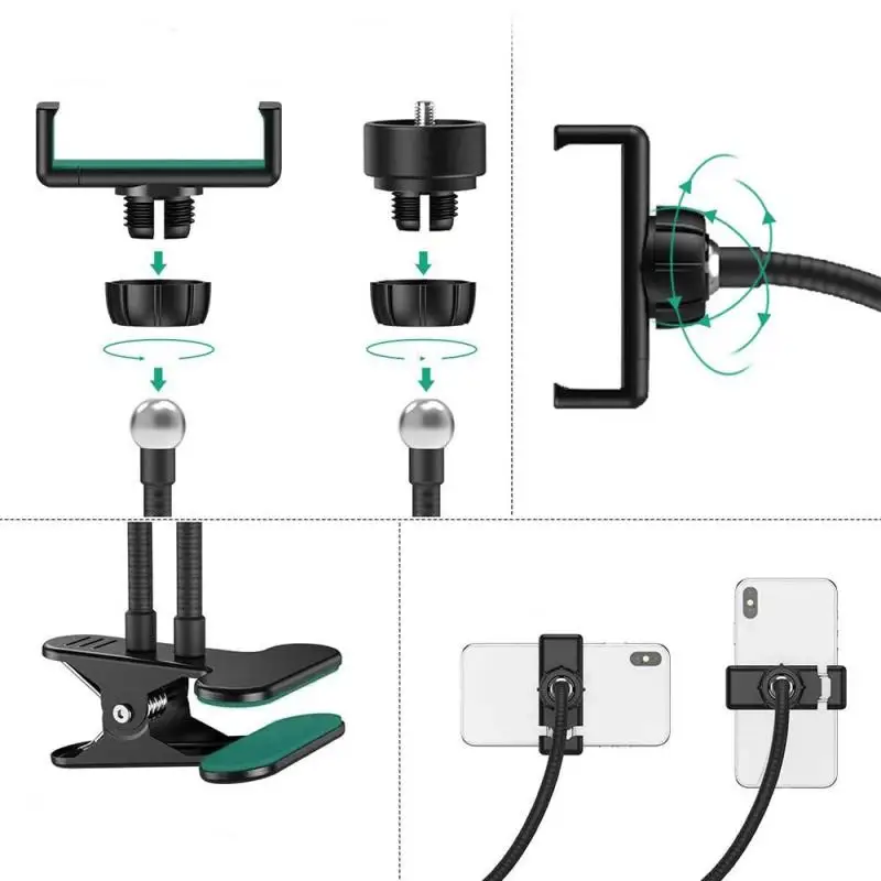 Кольцевой светодиодный светильник с регулируемой яркостью USB-лампа для селфи со