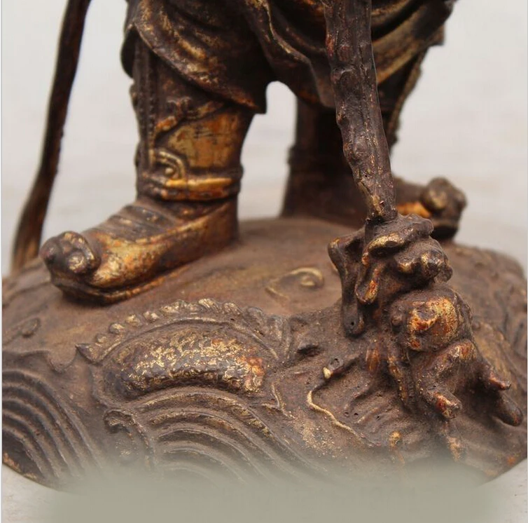 --- 724 + 12 &quotкитайская деревянная ручная работа вырезание Wei Tuo воин защита Божией