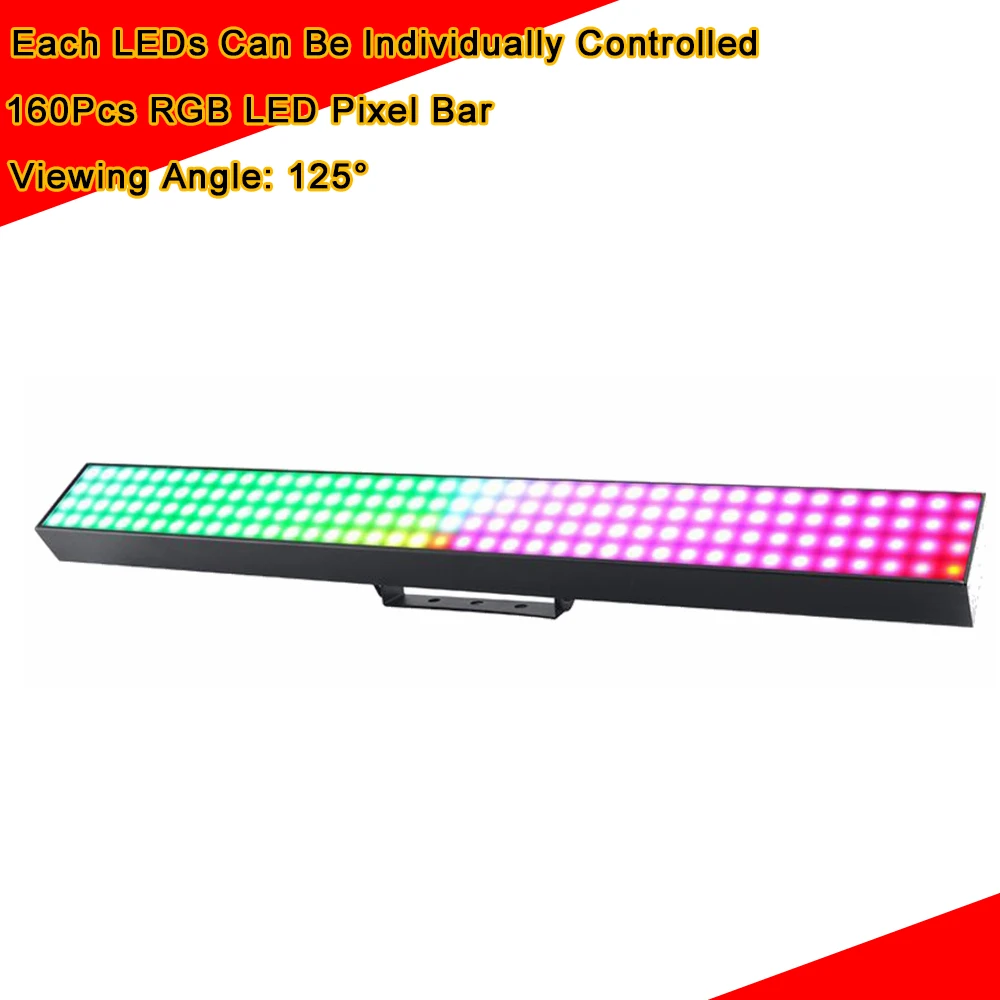1 упаковка 100 см светодиодная полоса освещения 160 шт. SMD5050 RGB полноцветная