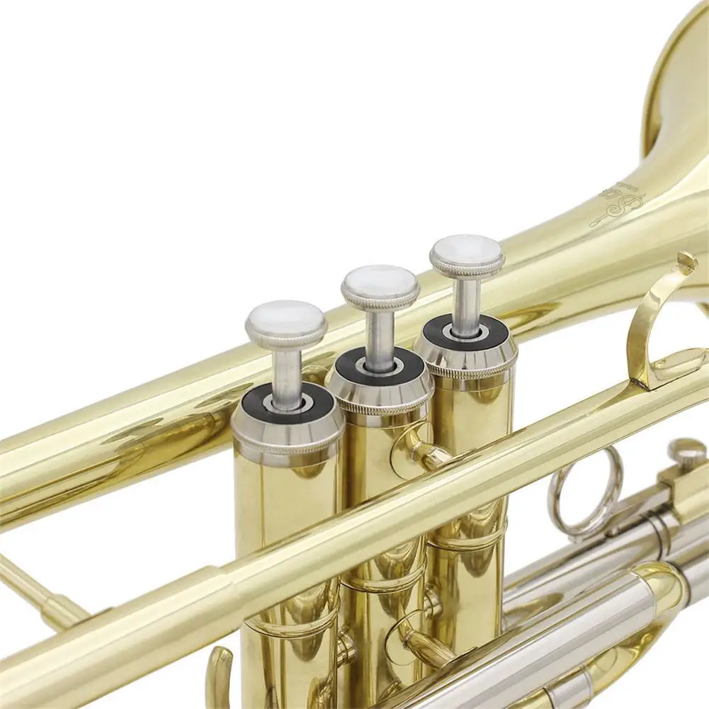 SLADE Профессиональный Золотой Bb cornet Silve ключ латунный инструмент с Чехол перчатки, Чистящая салфетка кисти