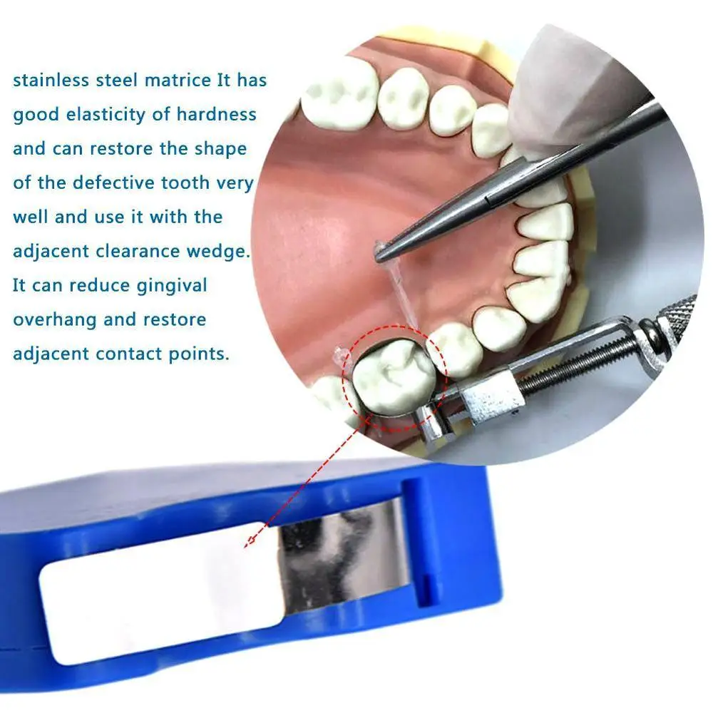 Стоматологическая нержавеющая сталь/полиэфирная пленка для реставрации