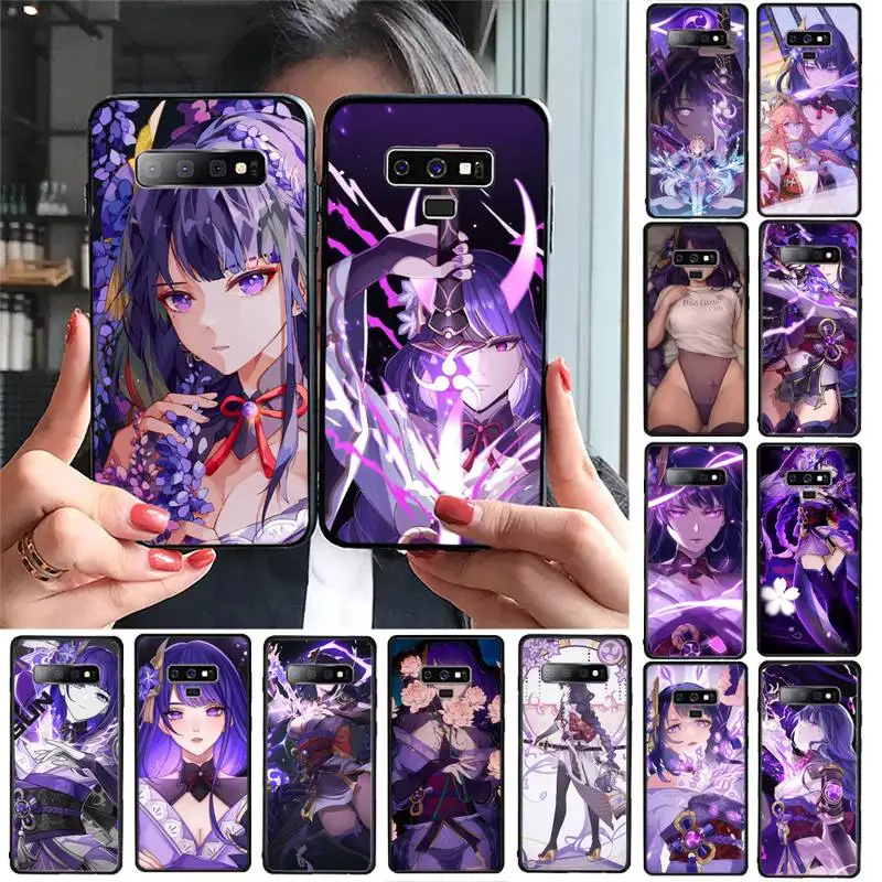 

Genshin Impact Raiden Shogun Baal Phone Case For Samsung Galaxy S20 S10 Plus S10E S5 S6 S7edge S8 S9 S9Plus S10lite 2020
