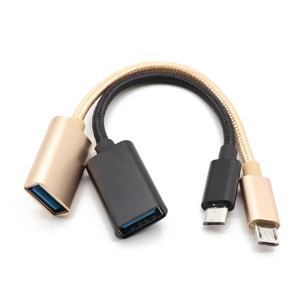 Кабель Micro USB OTG Type C игровой адаптер для мобильного телефона коннектор мыши