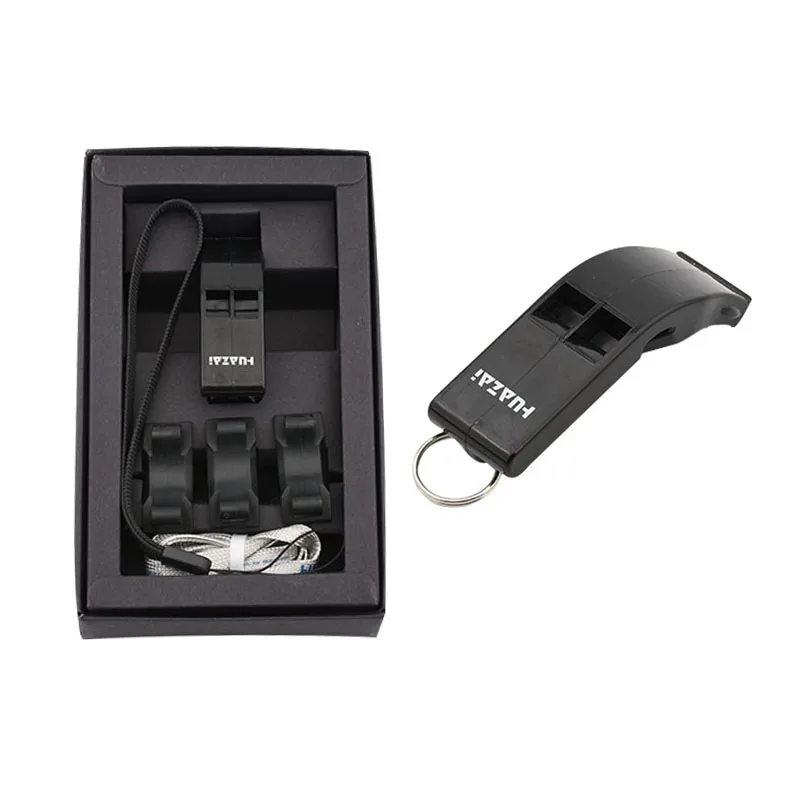 Новинка пластиковый громкий свисток в подарочной коробке для футбола хоккея