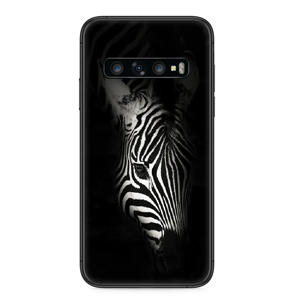Черно-белый полосатый комплект с принтом Зебра Художественный Чехол для