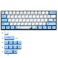 dye sublimation 72 keys pbt keycaps thick oem japanese root font keycap for cherry gateron kailh switch mechanical keyboard