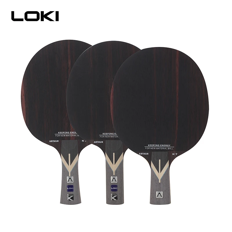 

LOKI Arthur K7 Ebony Carbon Table Tennis Blade 7 Ply Professional Ping Pong Paddle Fast Attack Offensive Table Tennis Racket