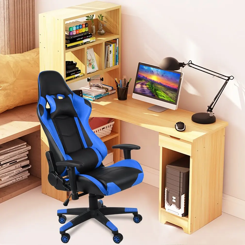 

Luxury Quality Office Poltrona H-3 Live Gaming Boss Gamer Chair Can Lie Massage Synthetic Leather Ergonomics Household furniture