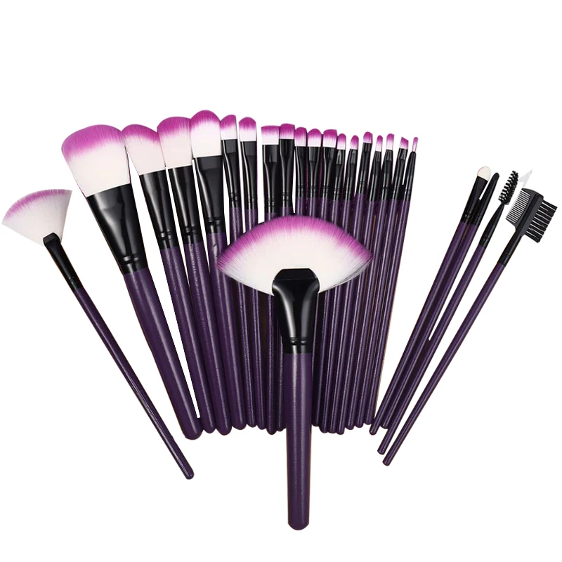 

24 Pcs Professional Makeup brushes set Professional Natural Foundation Powder Contour Eyeshadow Make Up Brush Kit Tools Beauty