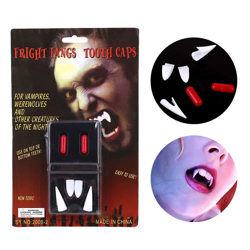 Маскарадное платье зубные аксессуары зубы Призрак Хэллоуин косплей костюм