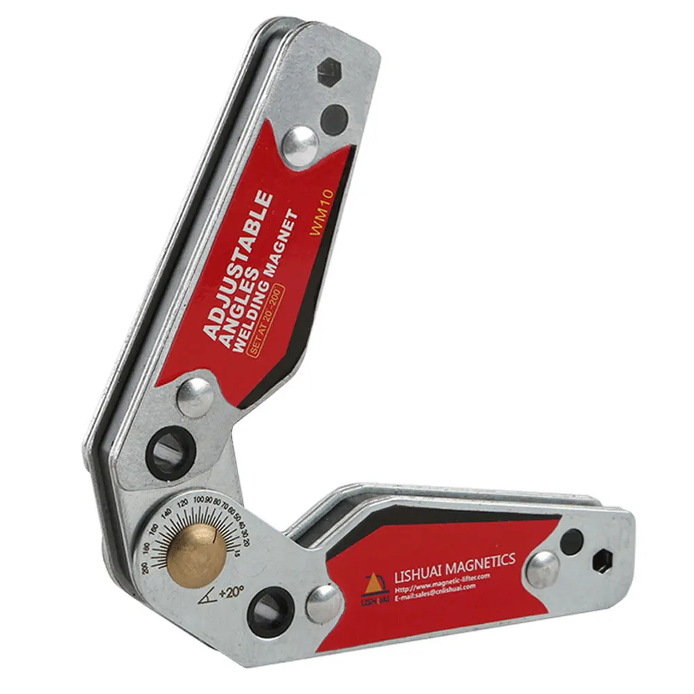 

Welding Locator Strong Magnetic NdFeB DIY Practical Magnetic Locator Multi Angle Positioner Silver Black Handheld Holder