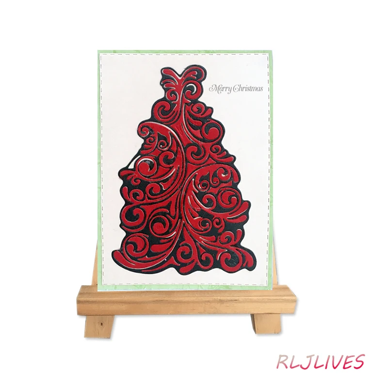 Christams Tree Metal Cutting Dies Stencils for DIY Scrapbooking Stamp/photo album Decorative Embossing Paper Cards | Дом и сад