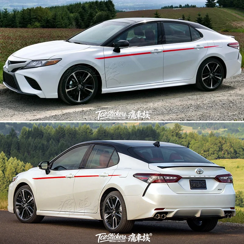 Автомобильная Наклейка для Toyota Camry 2018-2019 наклейка наружного украшения кузова