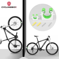 cyclingbox road bicycle wall mount hook bicycle parking buckle portable wall rack indoor vertical bracket for racing bike