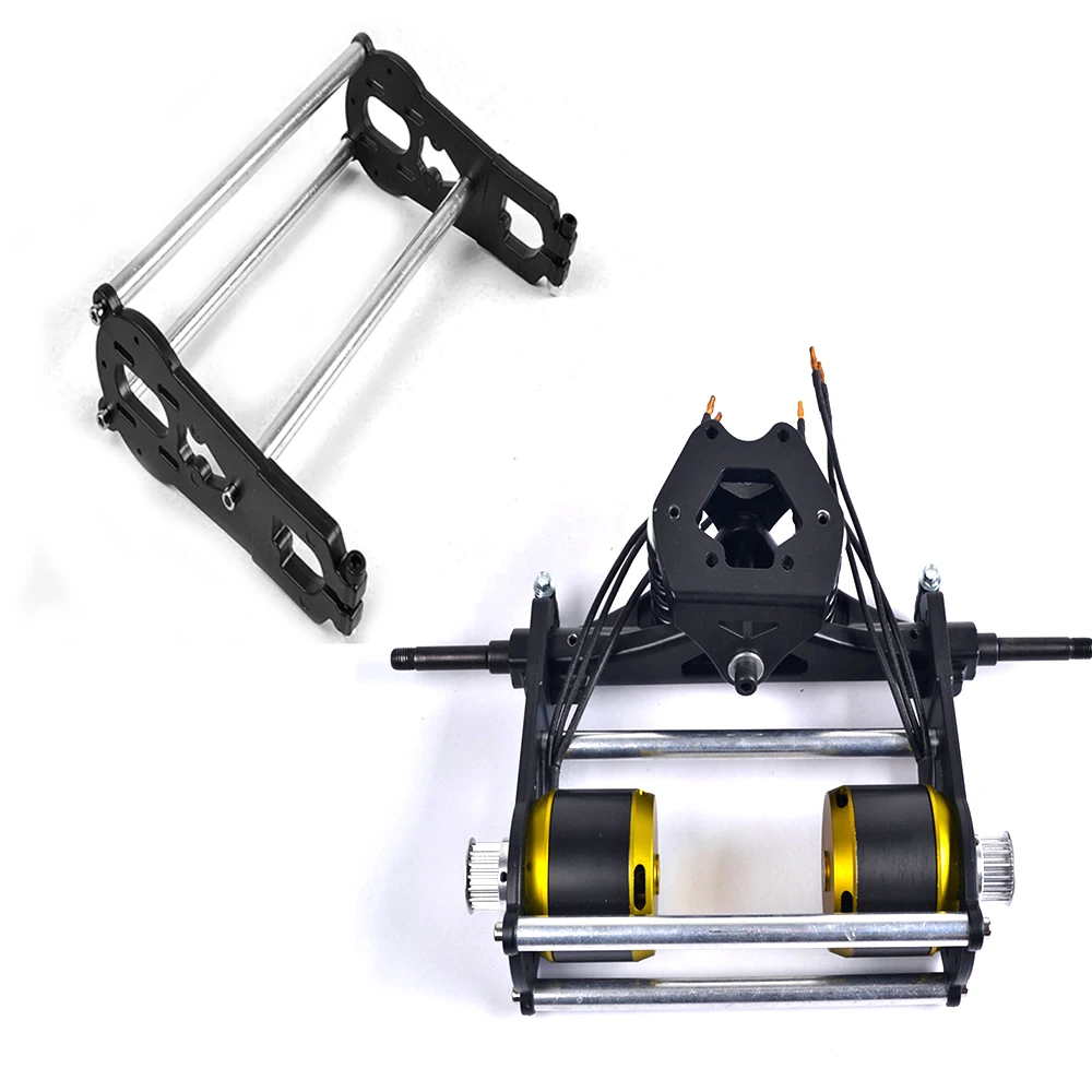 Черный держатель двигателя/ремень кронштейн для Лонгборда Скейтборда горного