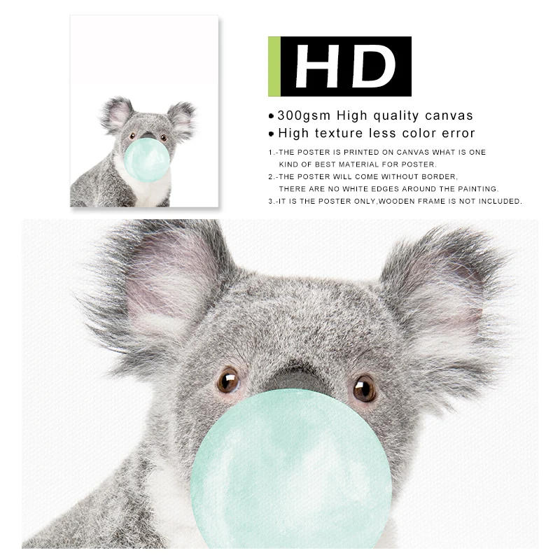 Плакаты с зеброй в виде мультяшных животных жирафов детская Настенная картина