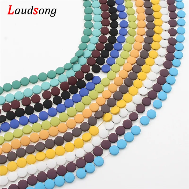 

Natural Stone Beads Hematite Round Loose Spacer Beads For Jewelry Making Diy Charm Bracelet Necklace Accessories 8x8mm 15 inch