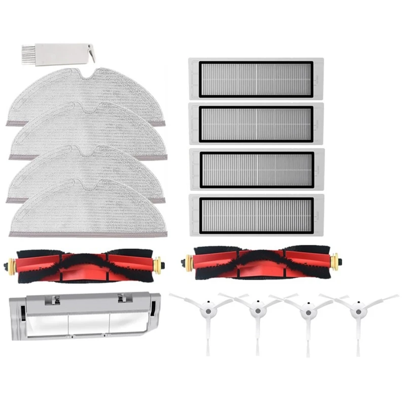 

Main Brush,Side Brush,Cleaning Cloth for Xiaomi Roborock S5Max/S50/S55/S6/S60/S4/S5/S6Max/E4,Vacuum Cleaner Accessories