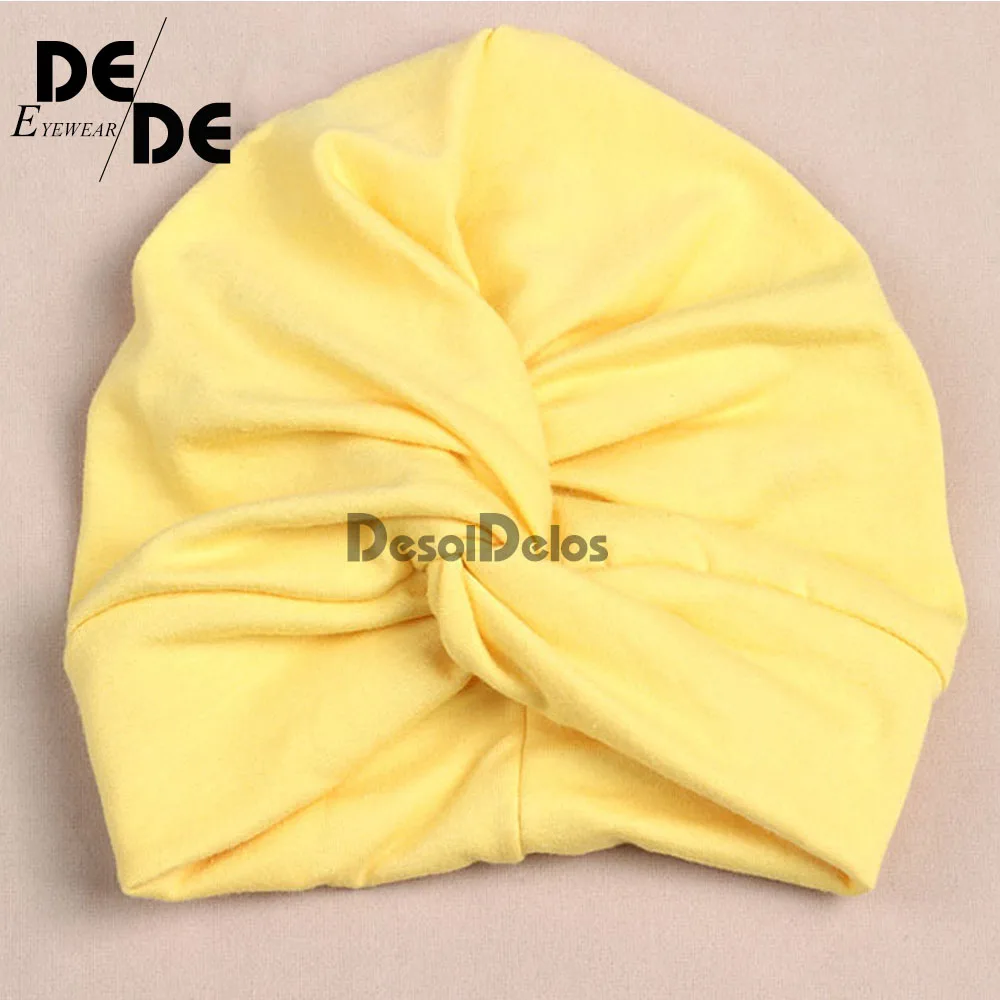 Модная детская шапка цельный тюрбан головной платок для девочки шапочка девочек